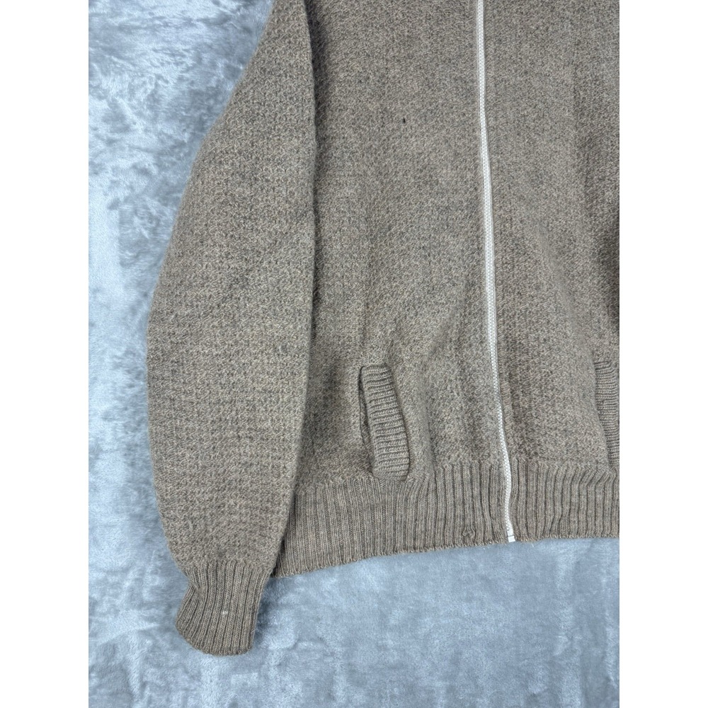 Vintage LL Bean 100% Wool Full Zip Sweater‎ Womens XL 90s USA Western Utility - Picture 3 of 15
